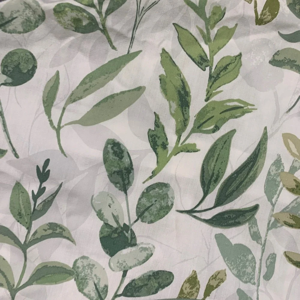 Boppy Original Nursing‎ Pillow Slipcover Eucalyptus Leaf Green White Unisex
